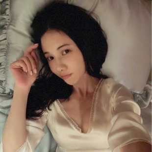真丝绸睡衣女长袖 2021b新品 睡裙宫廷风打底裙长裙家居服春秋连衣