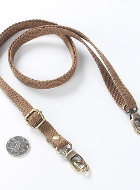 包包配件斜跨带小包m带棉织带帆布调节带腋下带黑色咖啡长肩带197