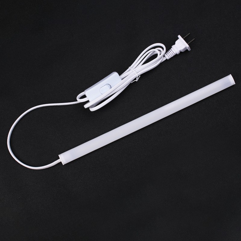 220v灯带led嵌入q硬灯条插头接头家用长条灯超薄灯管单条灯珠办公