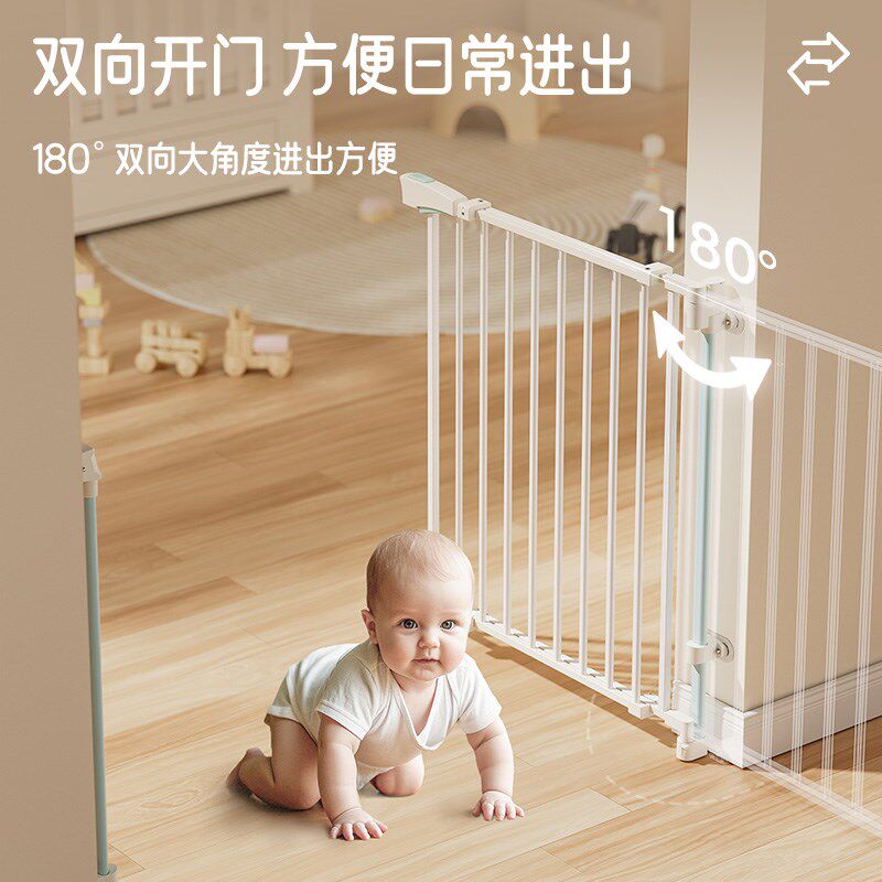 楼梯口可伸缩防护栏儿童安全门栏栏杆宠物围N栏厨房挡板免打孔栅
