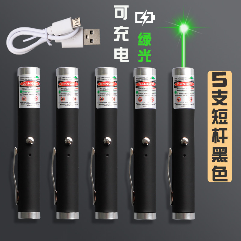 简繁激光笔激光灯刻字手电售楼部沙盘E射笔usb充电大功率蓝光绿光
