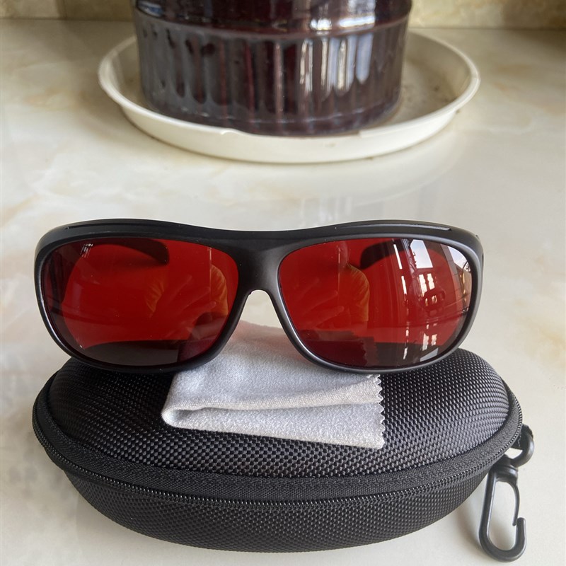 532nm绿光激光护目镜 高清晰B度防护眼镜 美容院洗纹身洗眉洗纹身