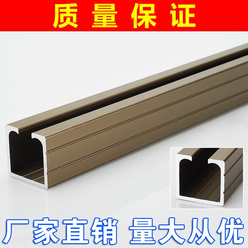 推拉门滑轮滚轮轨道移门导u轨吊轮吊门无下轨移动门折叠门五金配