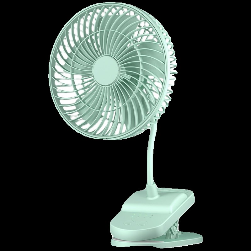 充电调速定时小风扇学生宿舍床上夹扇办公桌面扇卡通可.爱静音大