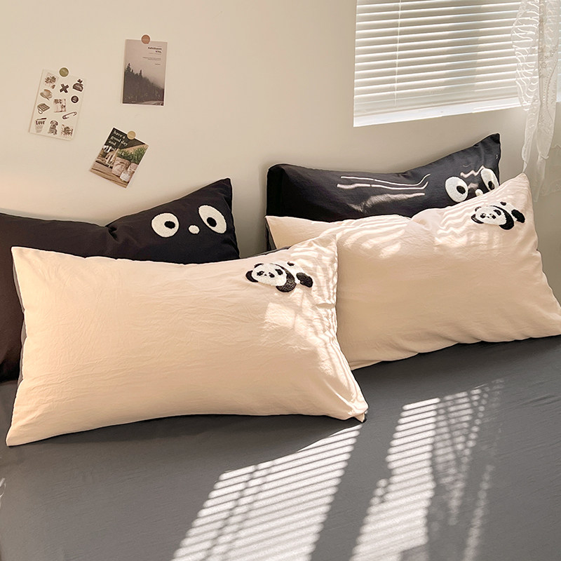 水洗棉毛巾e绣四件套床单被套床品大学生宿舍床上三件套全棉纯棉