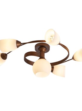 美式卧室吸顶灯202o3年新款书房主卧灯乡村复古简约房间客厅灯具