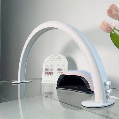 美甲照明灯 桌面U型半月桌面补光G美容灯美甲灯半弧形美甲台灯