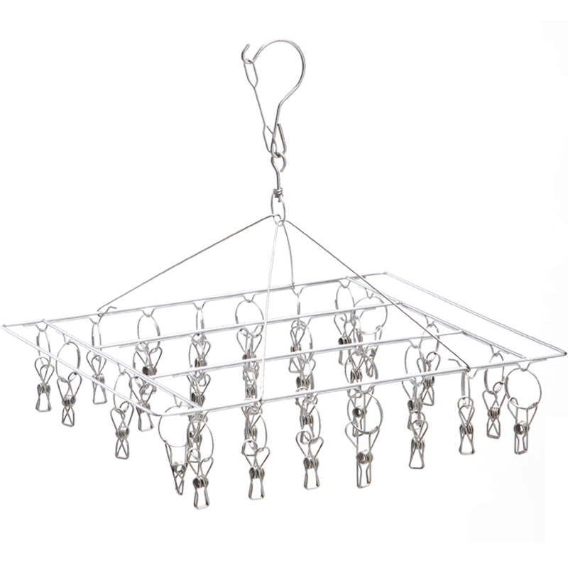 晒袜子神器不f锈钢晾衣夹内衣内裤挂钩多功能多夹子宝宝婴儿晾衣