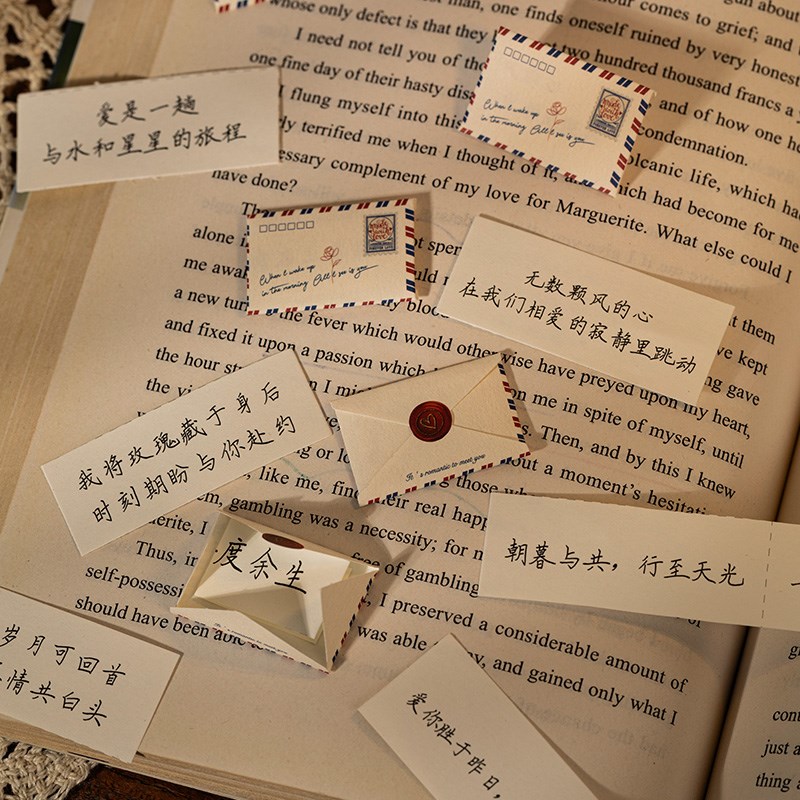 99封迷你信e封信纸告白情书小纸条情人节创意礼物送男女朋友纪念