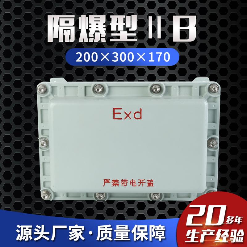 防爆配电箱多规隔防爆按钮箱爆型ⅡBT6 200×300×170防爆接线箱