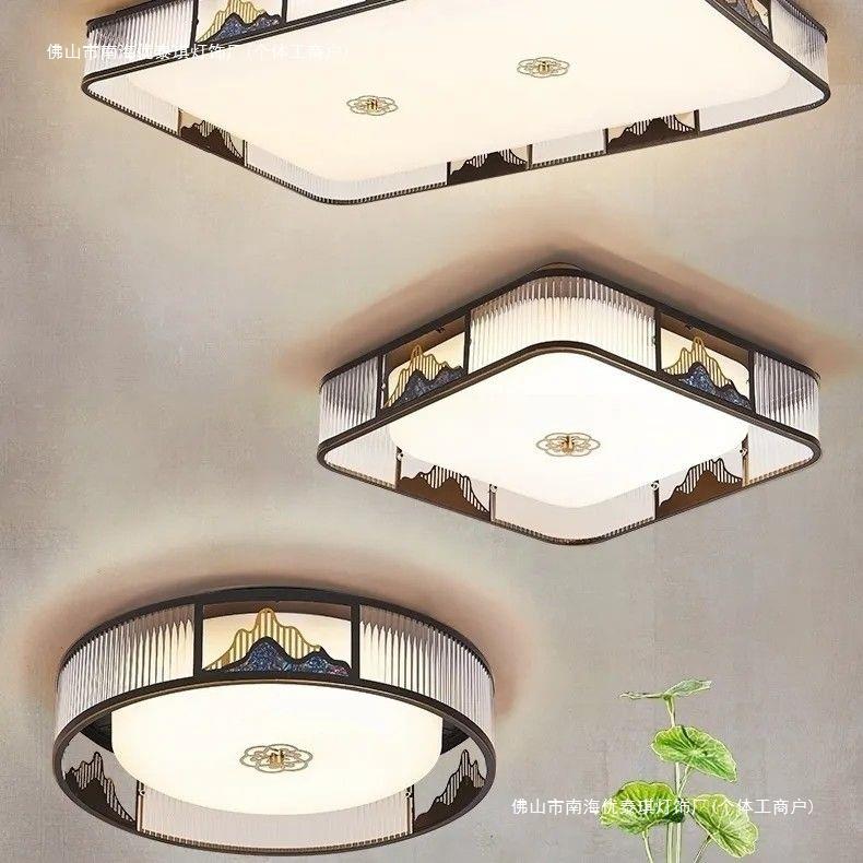 新中式简约现代网红吸顶灯厨房客厅房间书房餐厅卧室2023新款