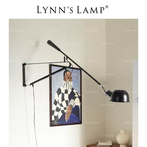 Lynn's立意 意大利极简flos壁灯 长臂设计师工业风客厅卧室摇臂灯
