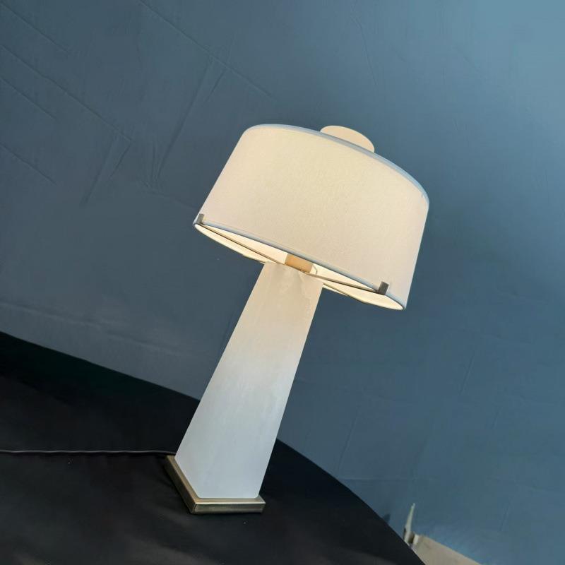 设计师售楼处样板间大堂仿云石艺术雕塑落地灯 卧室客厅装饰书房