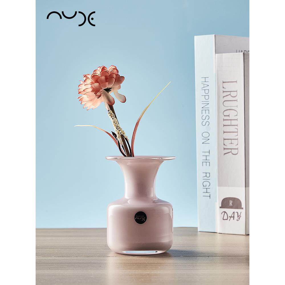 Nude努德土耳其进口水晶玻璃简约现代欧式迷你小花瓶花器客厅创意