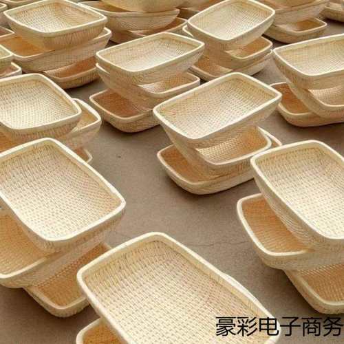 柳编簸箩收纳筐长方形各种型号簸箩馒头筐柳条簸箩簸箕