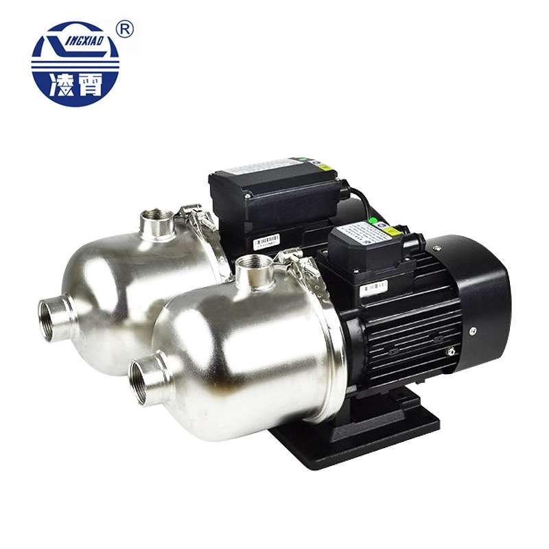 广东凌霄水泵CMF2不锈钢卧式多级离心泵自来水管道泵家用增压泵