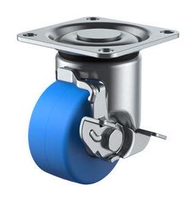 3寸活动轮 底板90*90 HG-75MCS 边刹车轮