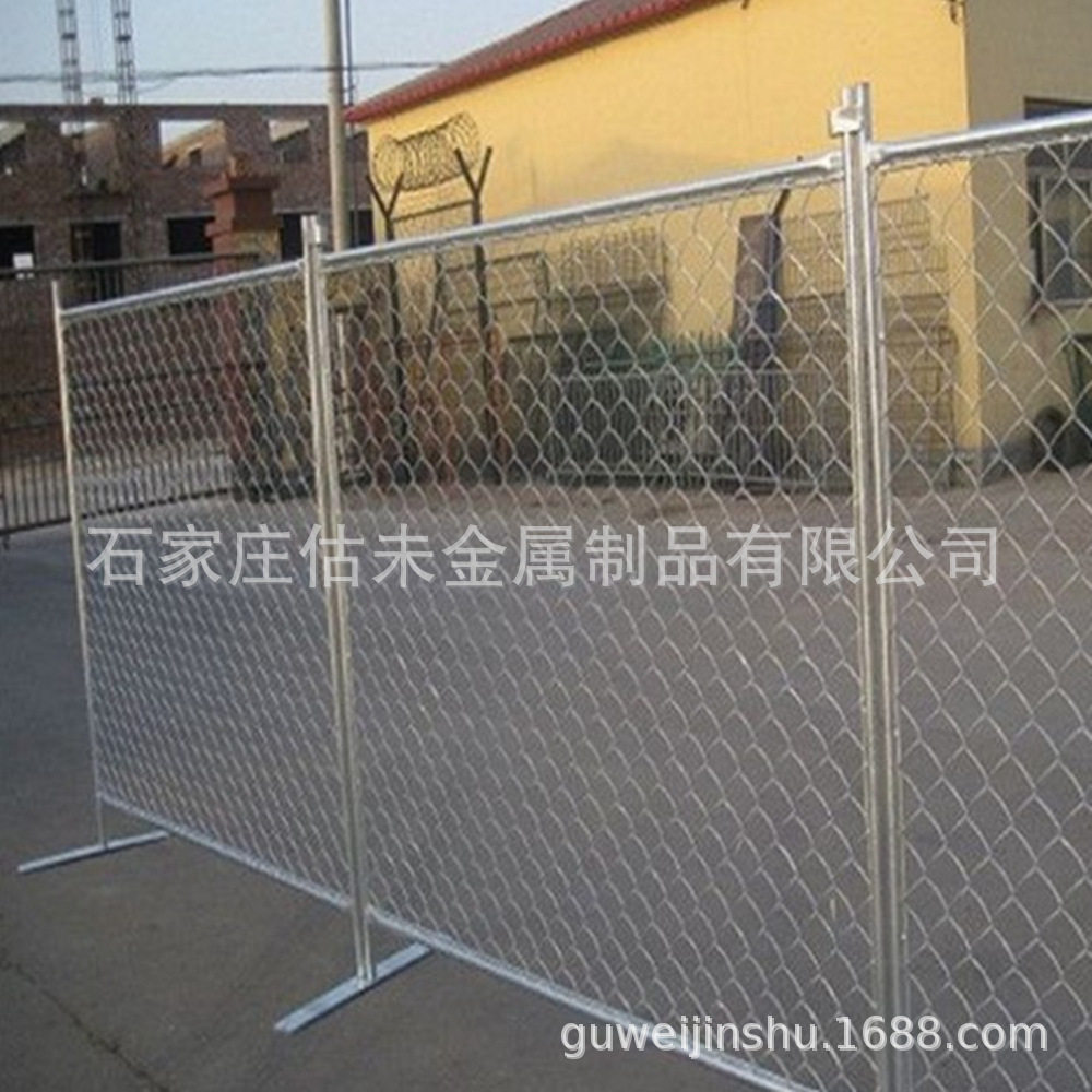 澳洲新西兰规格防锈耐腐蚀活动临时施工围栏焊接底座