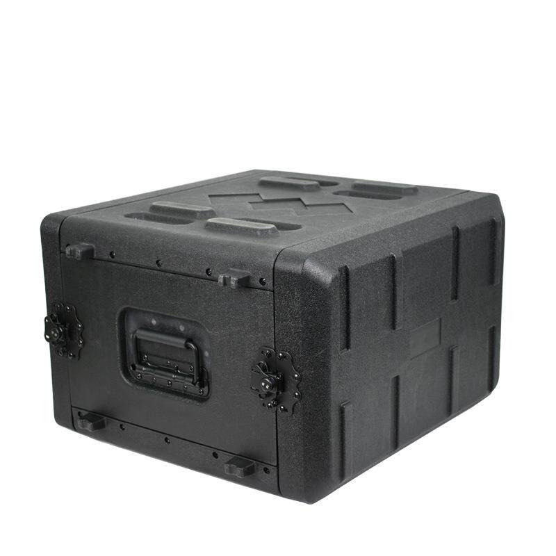 智星6U减震机架箱可拆卸组装机柜外置可拆卸拉杆运输箱