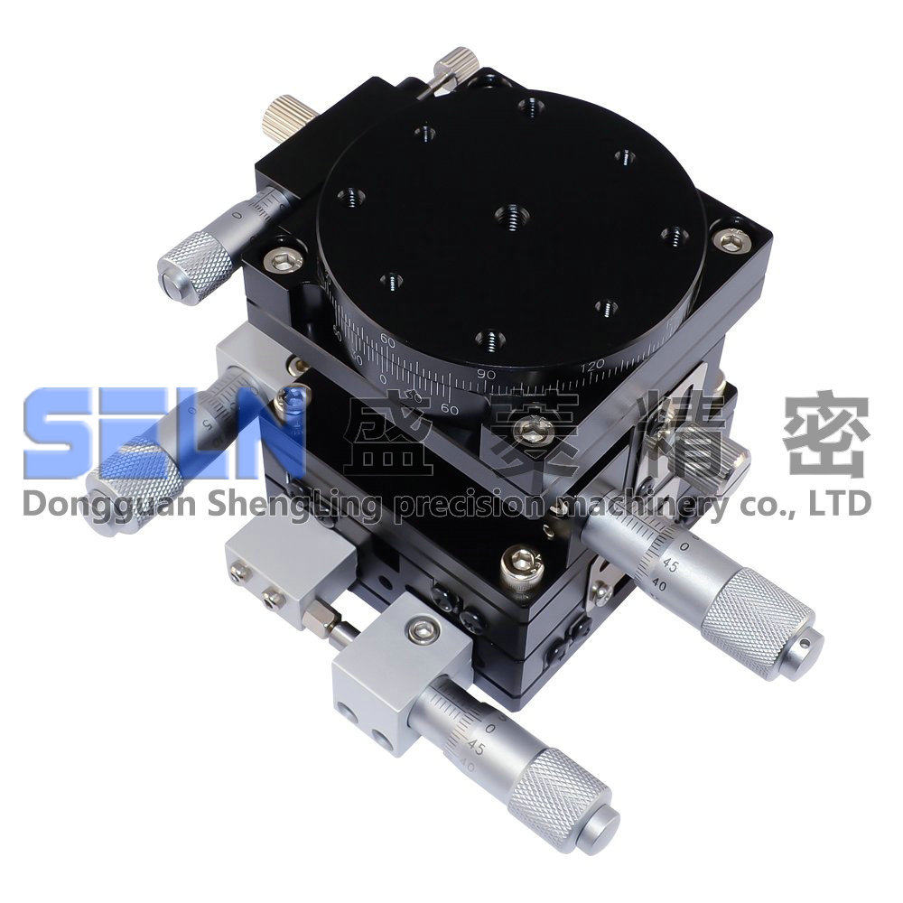 供应XYZR轴微调架LTP80-L-2交叉导轨型手动可调滑台精密位移平台