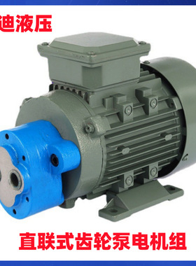 ZBZ-4齿轮泵电机组 直联式试压泵输油泵电机装置YS7124 0.37KW