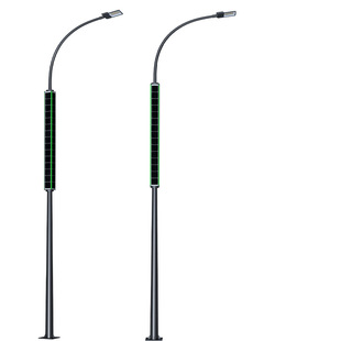 8米集成太阳能路灯尼日利亚10M太阳能板集成灯杆上的LED路灯