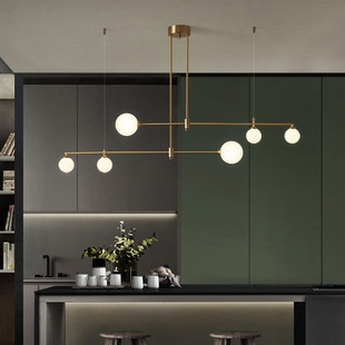 2020年新款 餐厅灯吊灯现代简约饭厅灯餐桌灯吧台吊灯轻奢北欧灯具