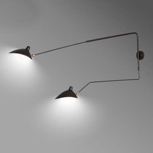 北欧创意壁灯现代简约客厅卧室书房个性复古工业风张牙舞爪壁灯