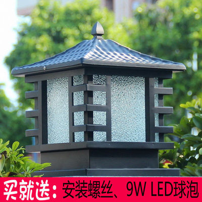 工程林园太阳能防水庭院仿古灯