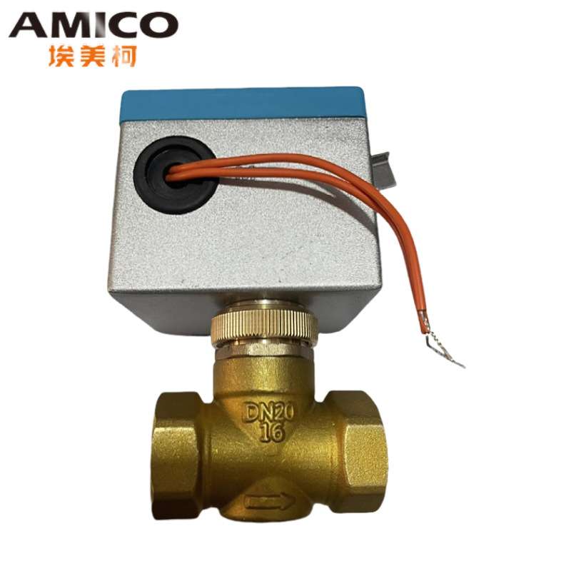 AMICO埃美柯电动二通阀阀门AQDF15-25L2暖通空调风机盘管DN20