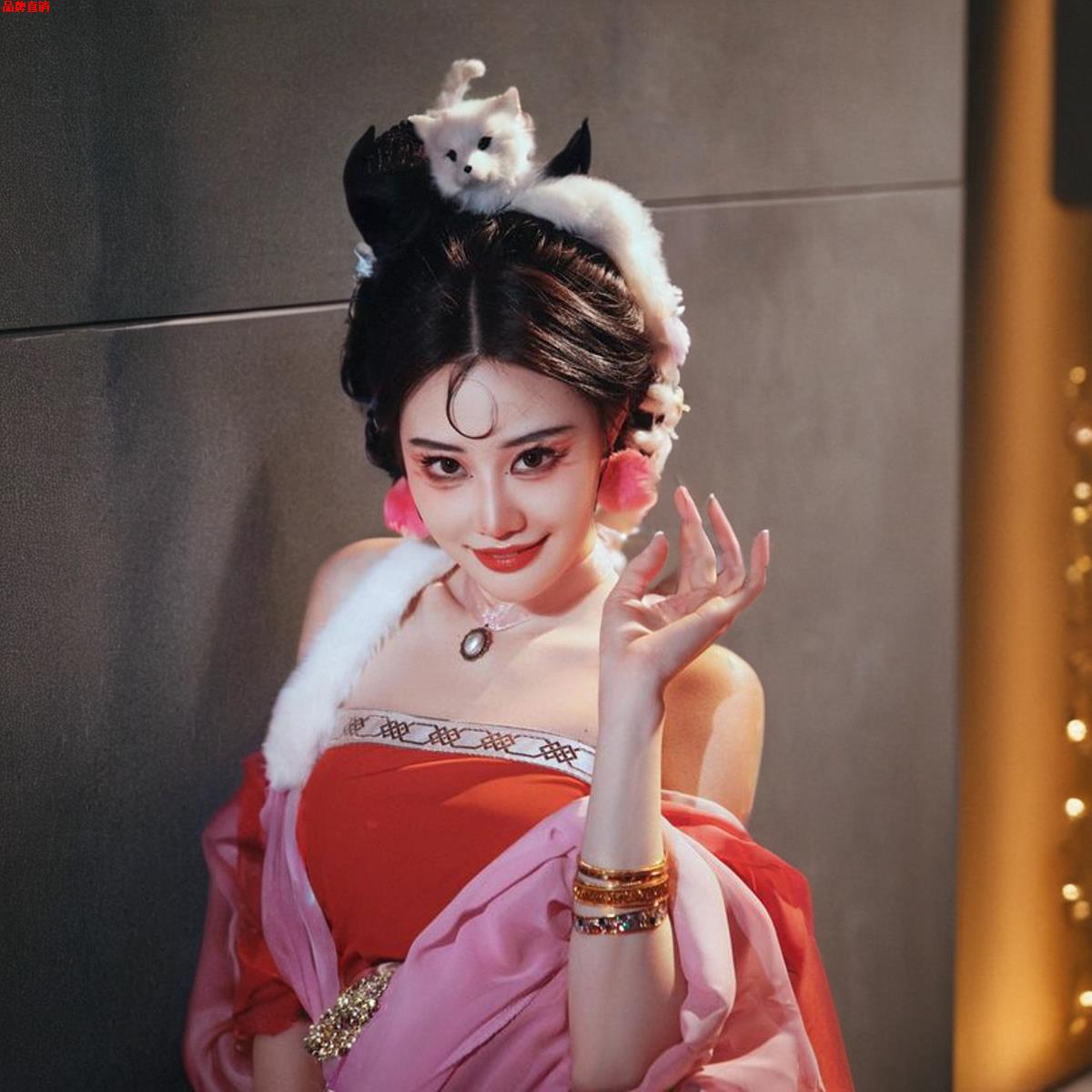 妲己c服汉女成人古装长裙