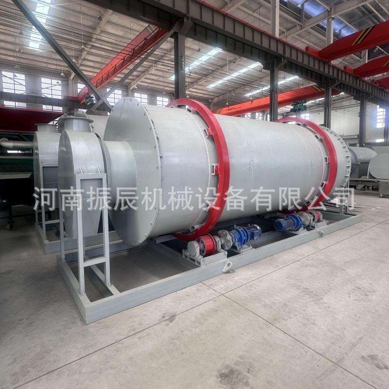 滚筒工业烘干机 煤泥粉煤灰铁矿石风干机 直筒长筒滚动式烘干设备