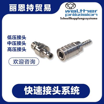 SMS-02 F5662 WALTHER 瓦尔特 快速接头 喷枪