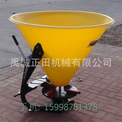 拖拉机带撒播机 锥形料斗撒播机 草种撒播设备 颗粒肥撒肥机