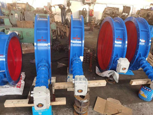 DN2600不锈钢电动通风蝶阀 2.5P 耐高温通风电动蝶阀 D941W