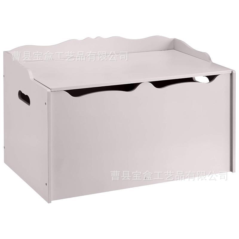 木制儿童玩具收纳箱 房间整理坐箱 客厅卧室玩具房防尘木质收纳箱
