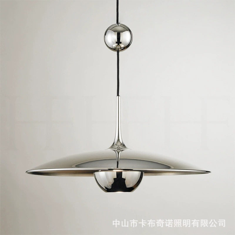 餐厅灯现代简约创意飞碟北欧铁艺设计师橱窗吧台客厅轻奢卧室吊灯