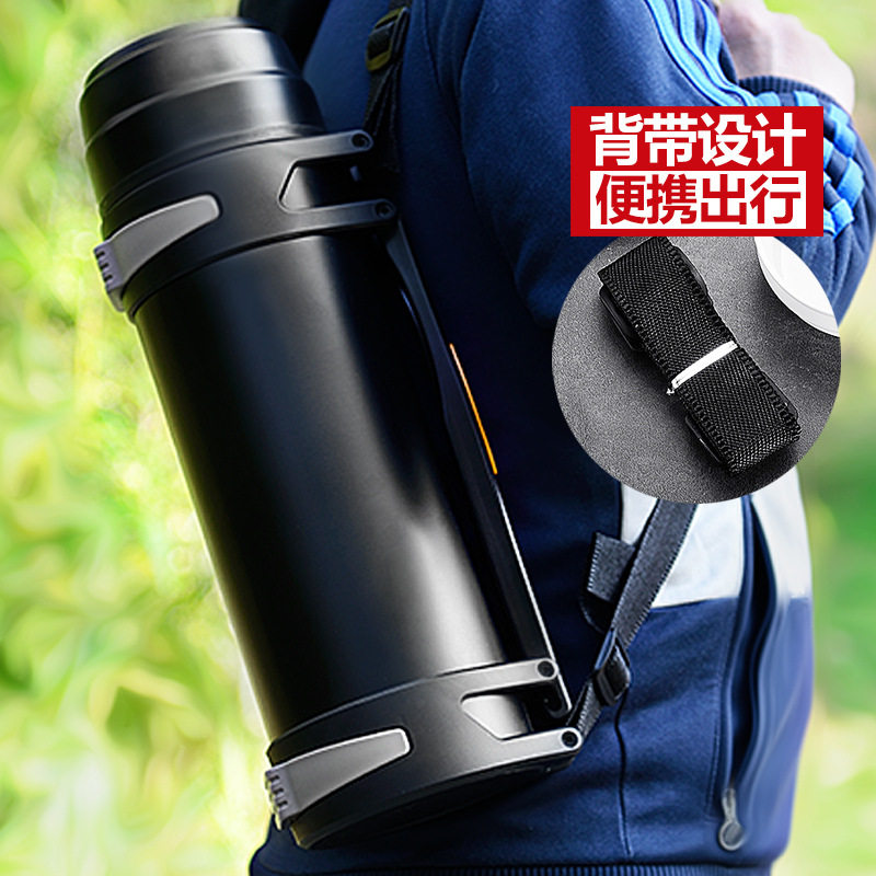 3升不锈钢超大容量保温壶便携家用保暖水壶户外大杯子旅行保冷瓶L