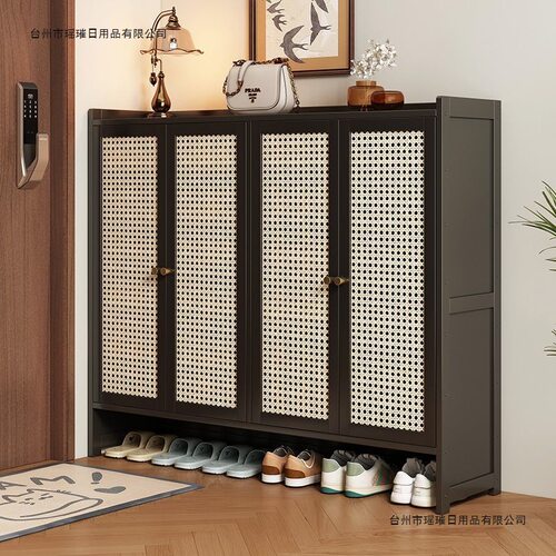 鞋柜家用门口靠墙一体入门玄关鞋子收纳柜大容量多层鞋架2025新款