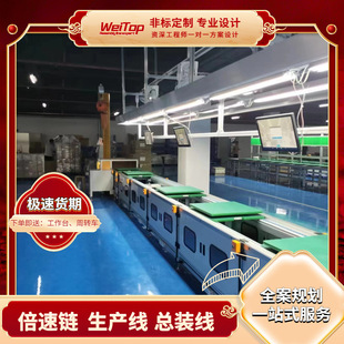 江浙沪LED灯具组装输送生产线 装饰灯家用灯具生产线装配总装线