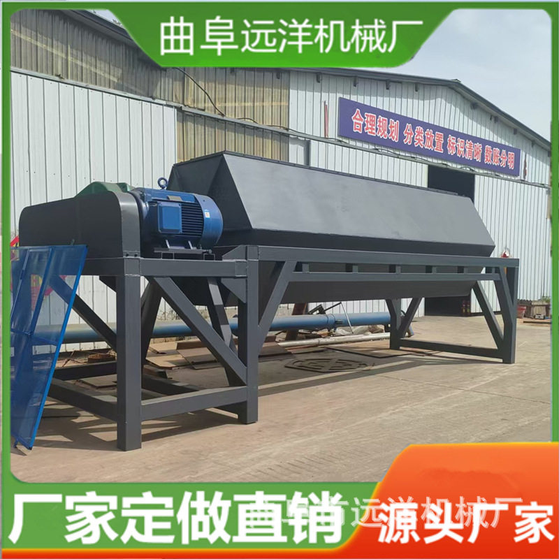 六角滚筒抛光机大型火烧铁六角滚筒抛光机金属除锈打磨机