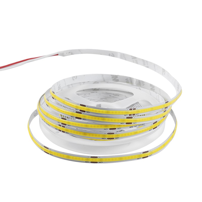 COB灯带自粘12V24V低压LED柔性软灯条家装吊顶橱柜商场超亮线灯