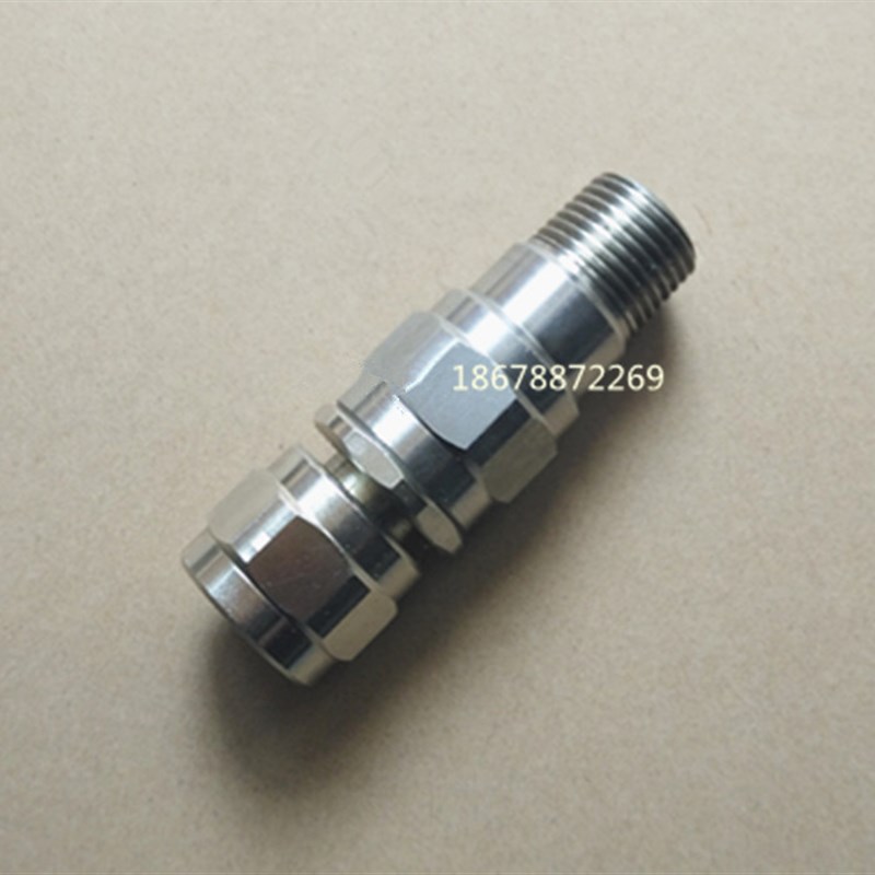 中空双组份打胶机胶万向活结/管夹枪头和混胶器连接旋转活动接头