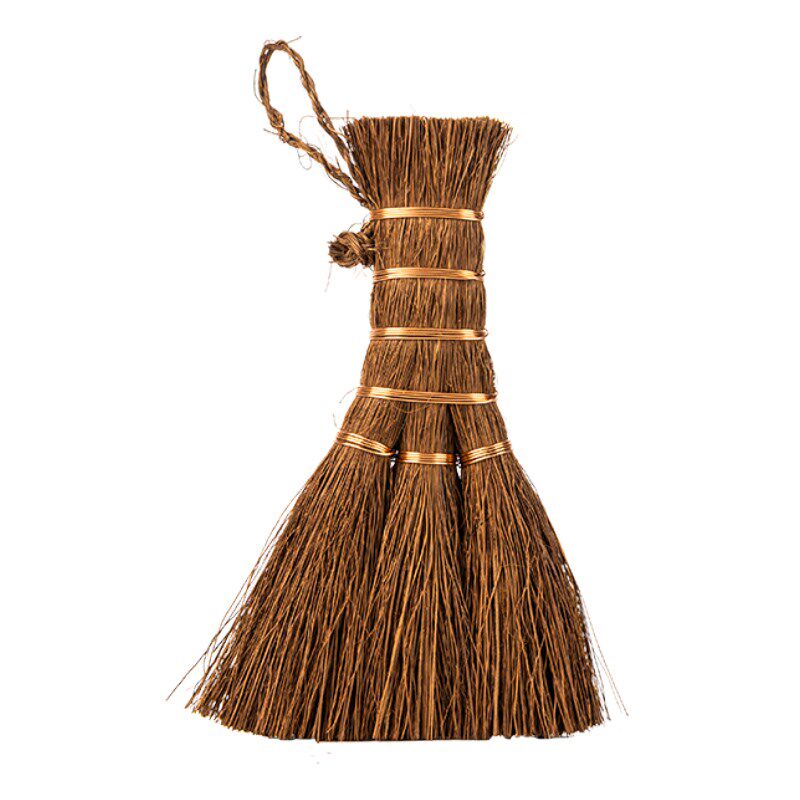 纯手工棕刷盆景刷棕刷清理清扫工具意境刷芒草刷茅草刷台面清理