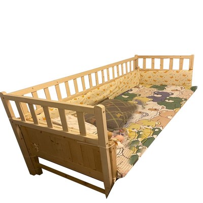 拼接床单面护栏加高婴儿床护栏加高宝宝防摔床护栏床护栏免打孔高