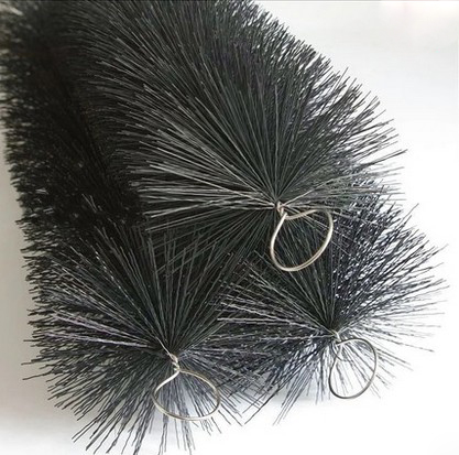 锦鲤鱼池毛刷大型鱼缸水族箱底滤过滤材料304过滤十字不锈钢毛刷