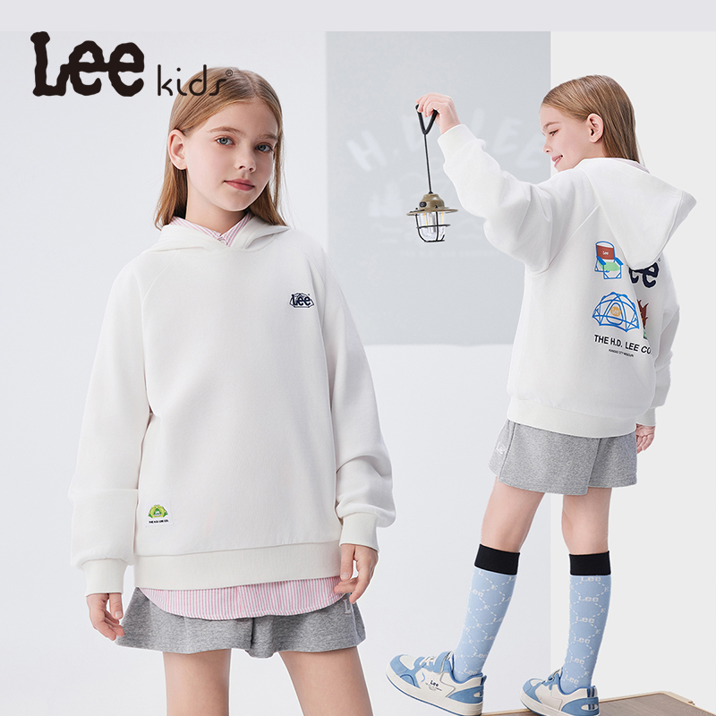 LeeKids男童女童连帽卫衣休闲