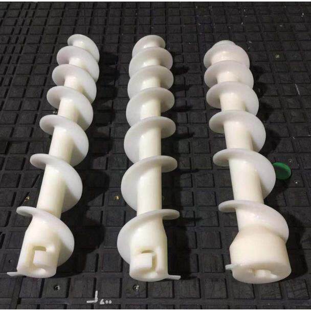 制作不锈钢绞龙输送杆尼龙绝缘送料螺杆推送干螺旋轴不锈钢传送杆