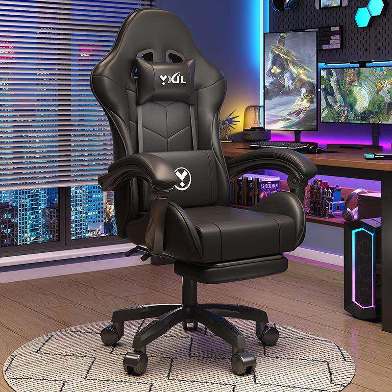 电竞椅赛车椅电脑椅家用久坐舒适椅子靠背办公椅网吧宿舍座椅可躺