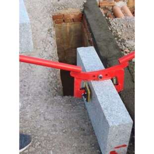 路沿石夹子手抬式安装工具石材夹具双人抬夹具大理石板夹路边石夹